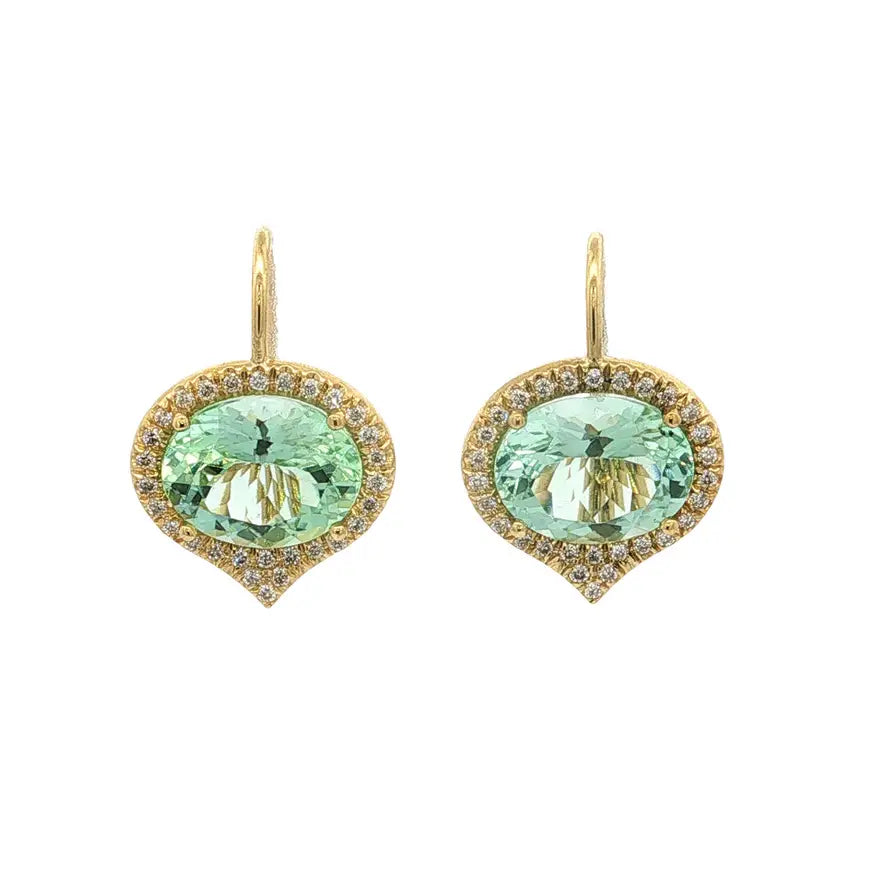 Green Tourmaline Earrings