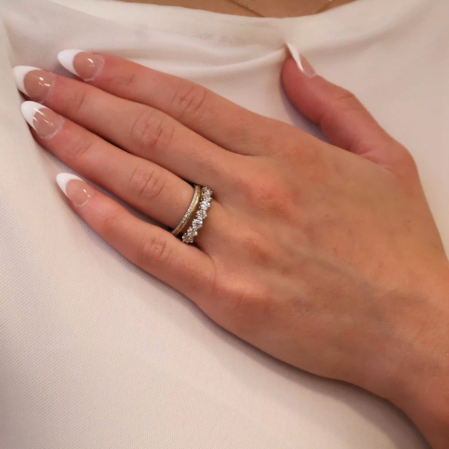 7 Stone Wedding Band