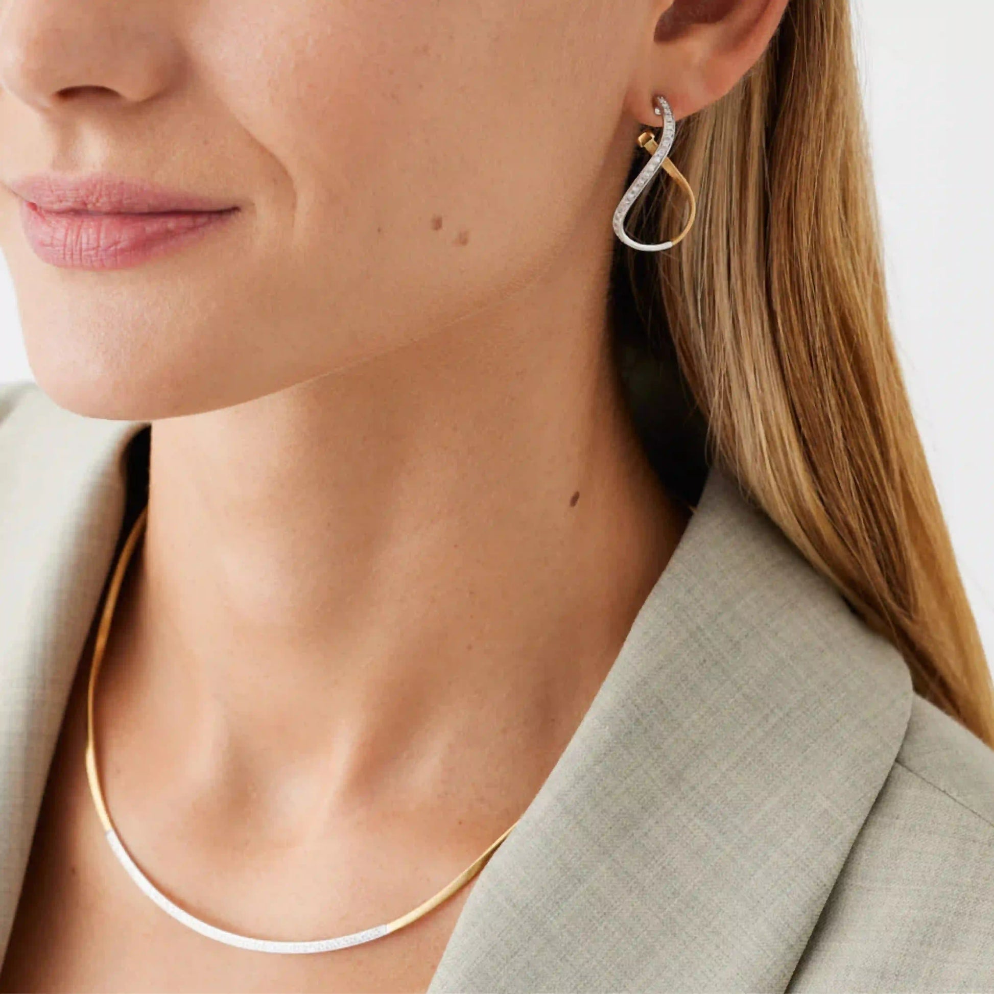 Diamond Marrakech Twist Earrings