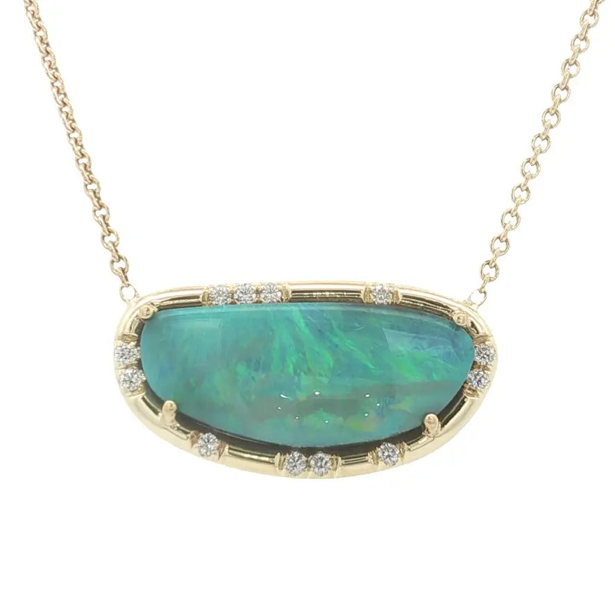 Boulder Opal Sprinkle Necklace