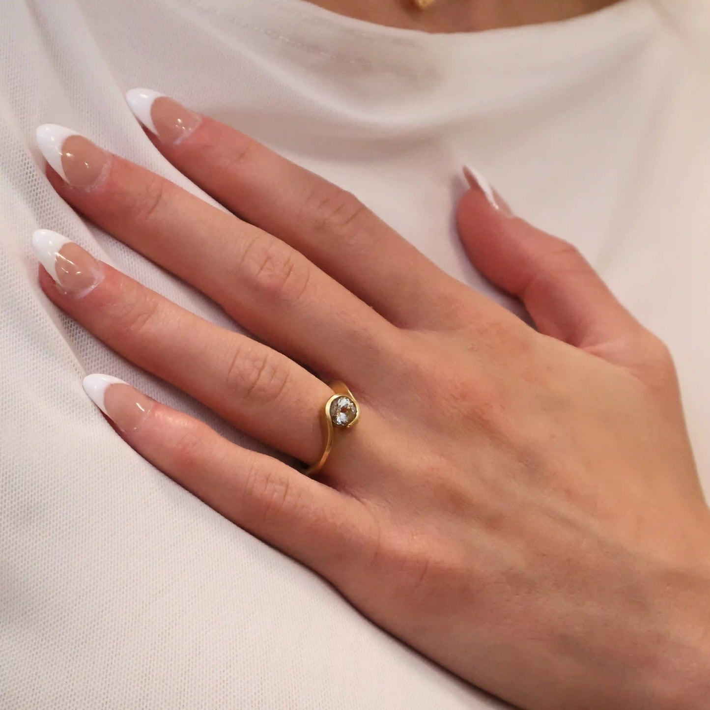 Montana Sapphire Gold Band