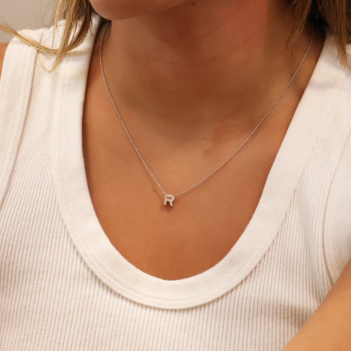 Love Letter Diamond Pendant Necklace