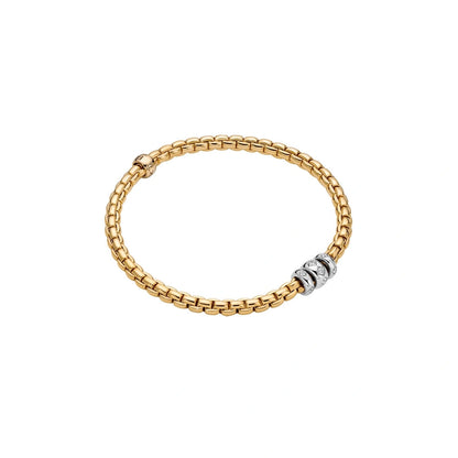 Bracelet with Rhombus-Set Diamonds