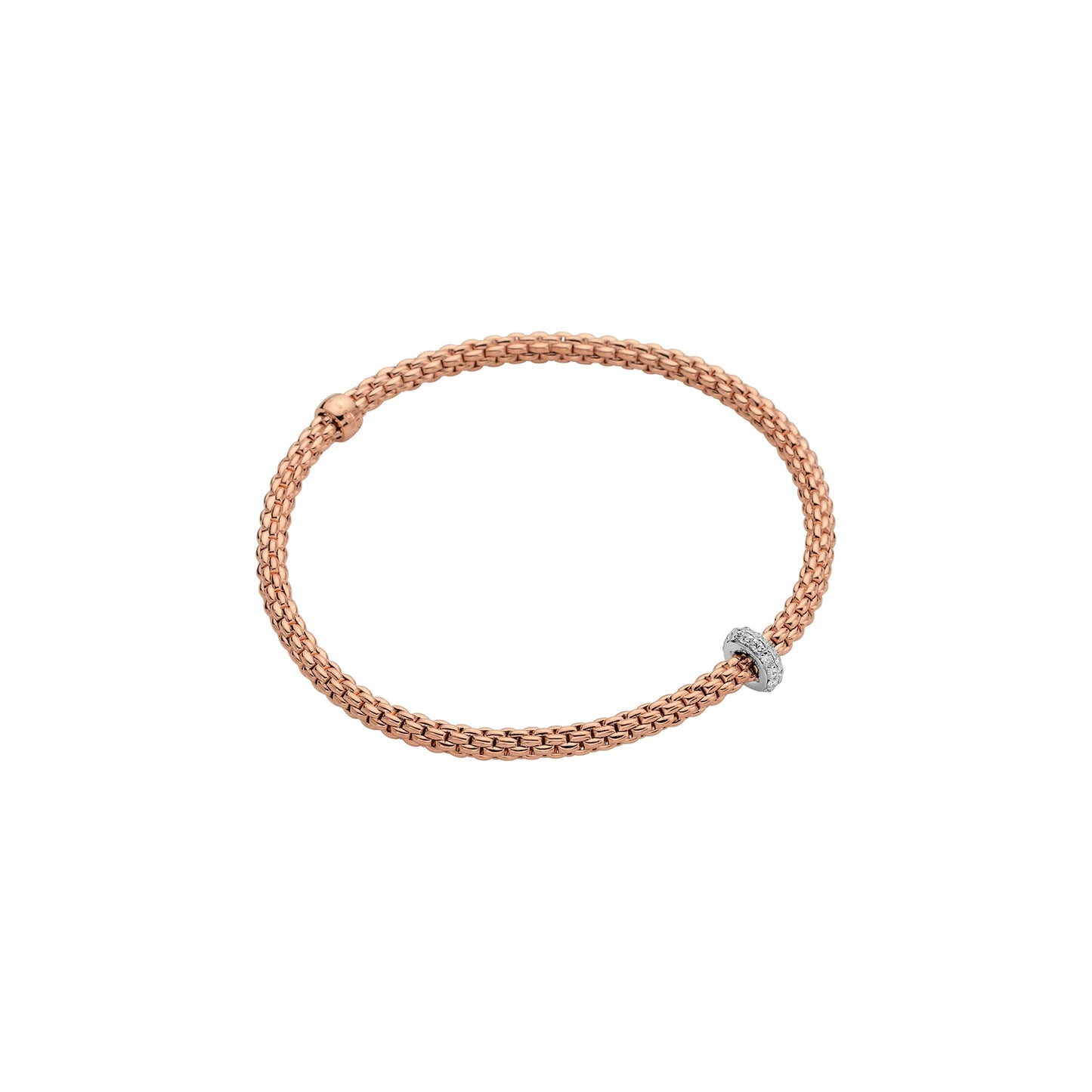 Rose Gold Bracelet with Diamonds