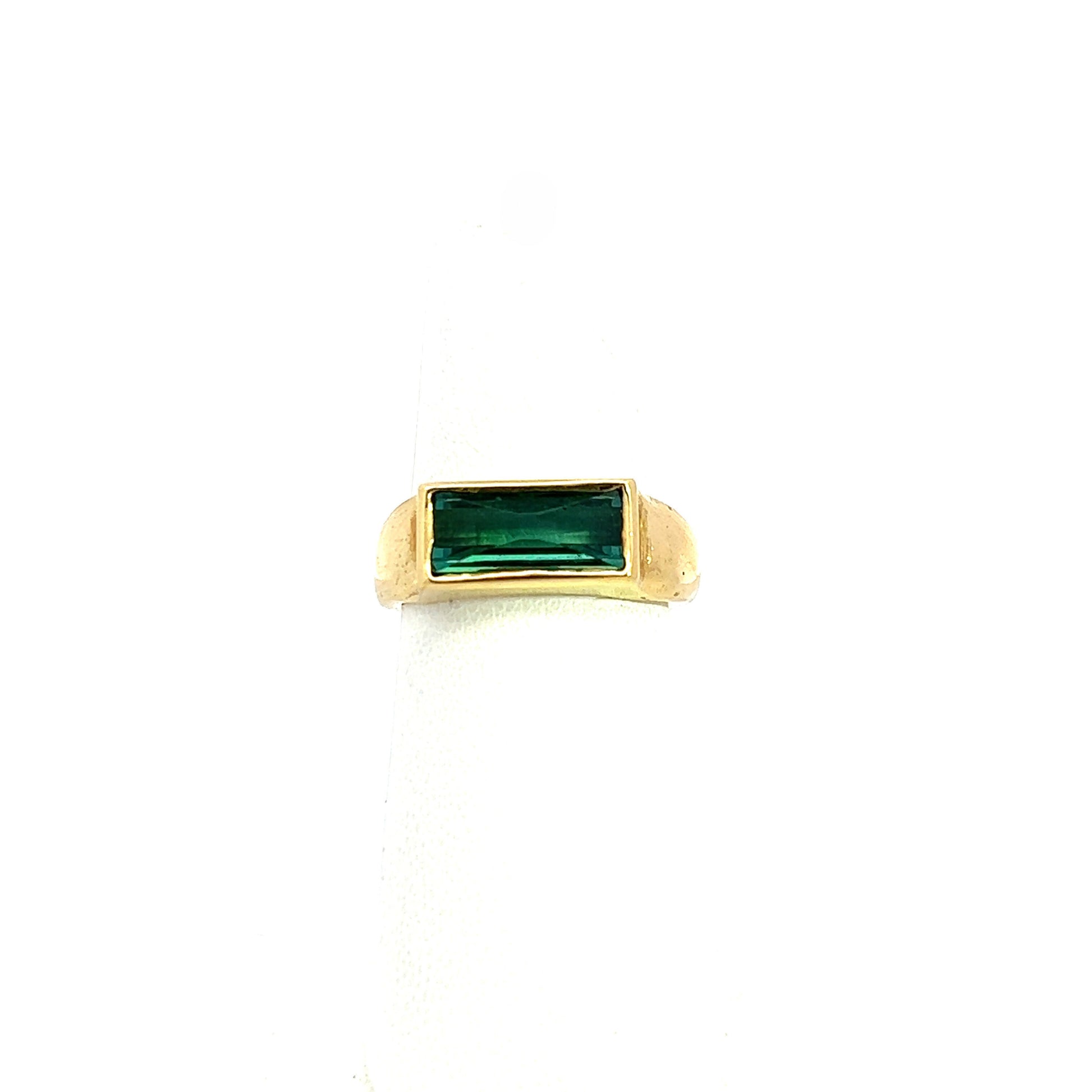 Green Tourmaline Ring