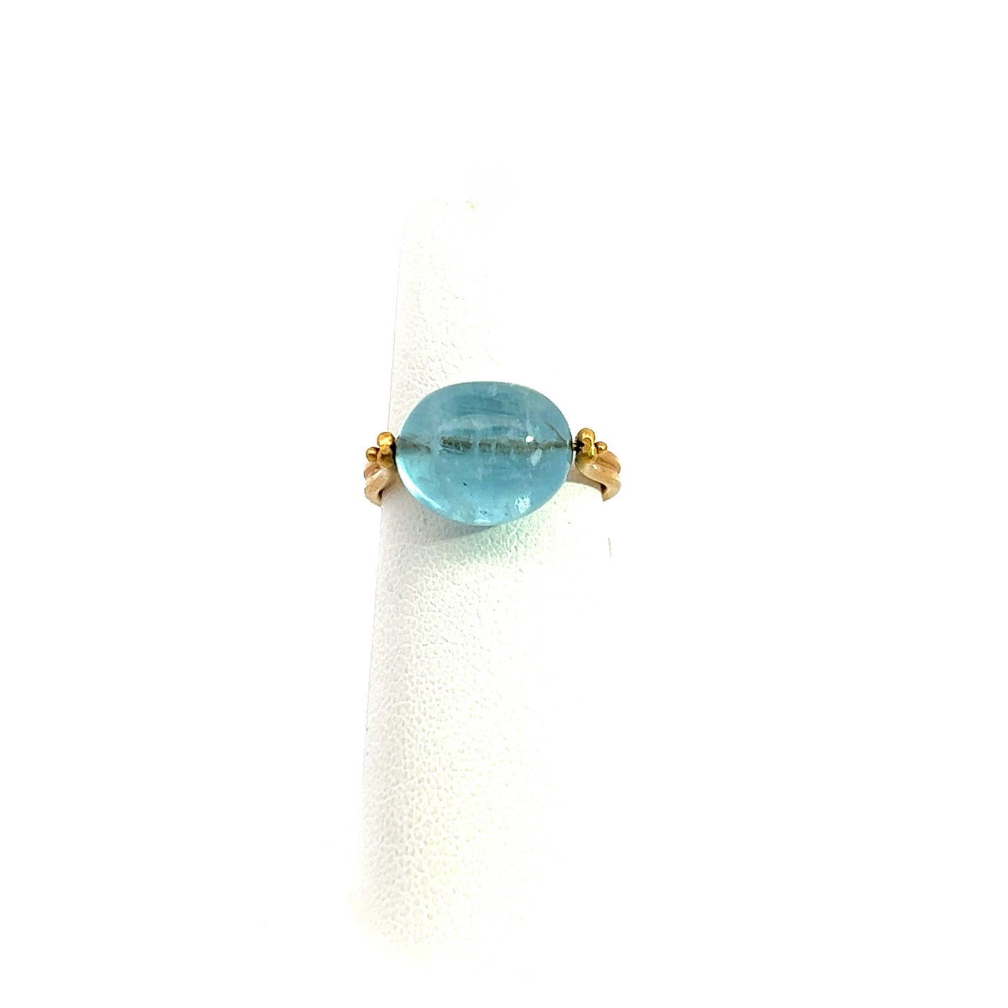 Aquamarine Cabochon Ring