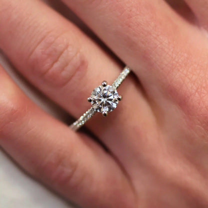 Round Solitaire Engagement Ring