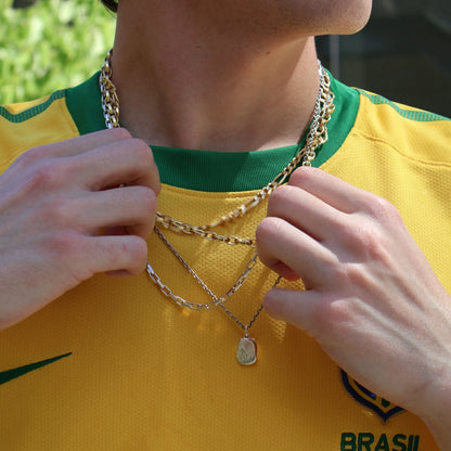 Almond Link Necklace