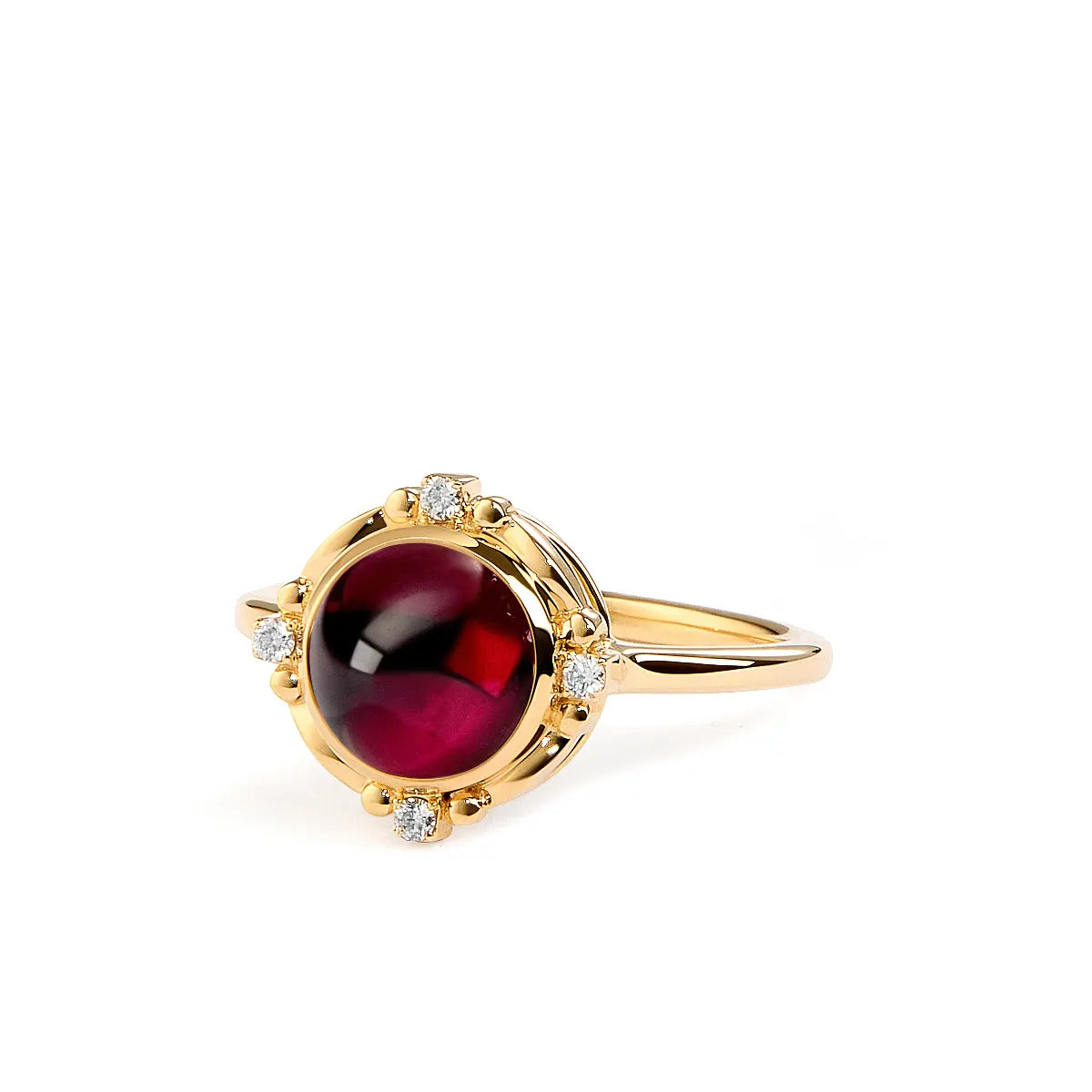 Rhodolite Garnet Ring
