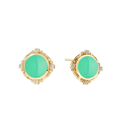 Chrysoprase Axia Studs