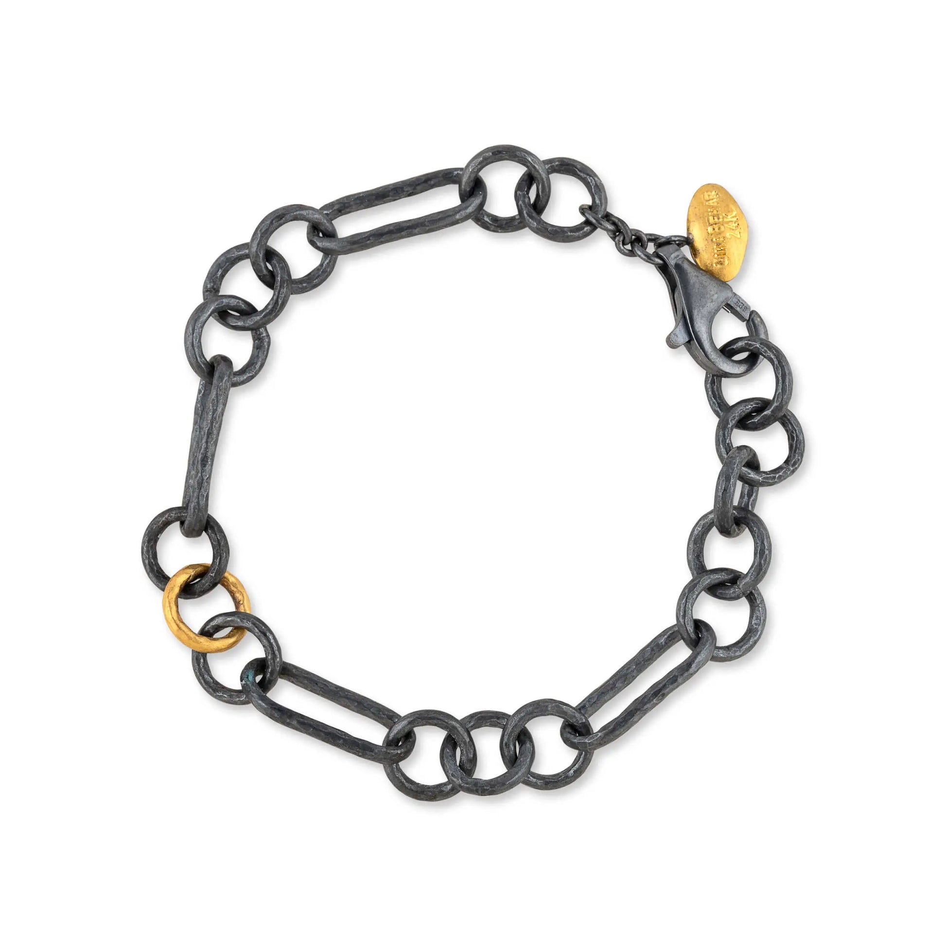 Oxidized Silver Bracelet