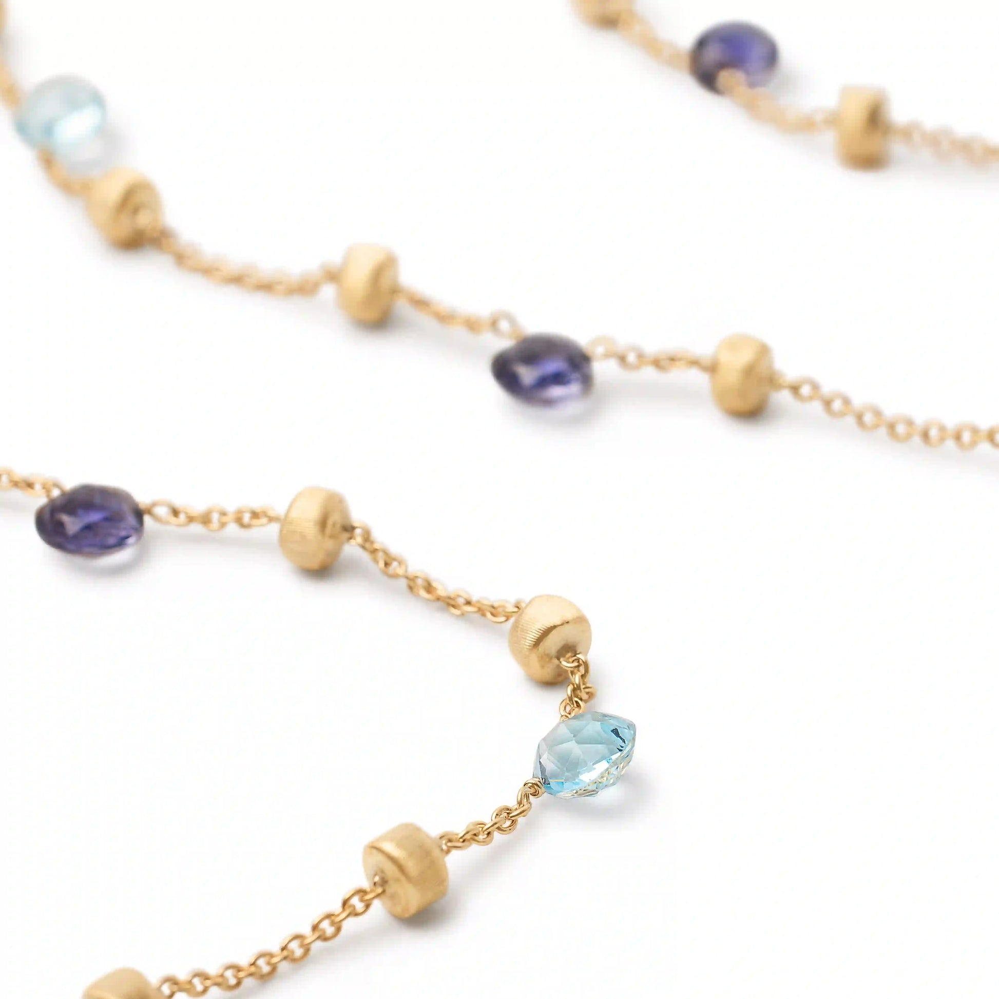 Iolite & Topaz Necklace