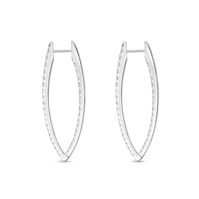 Imperial Diamond Hoops