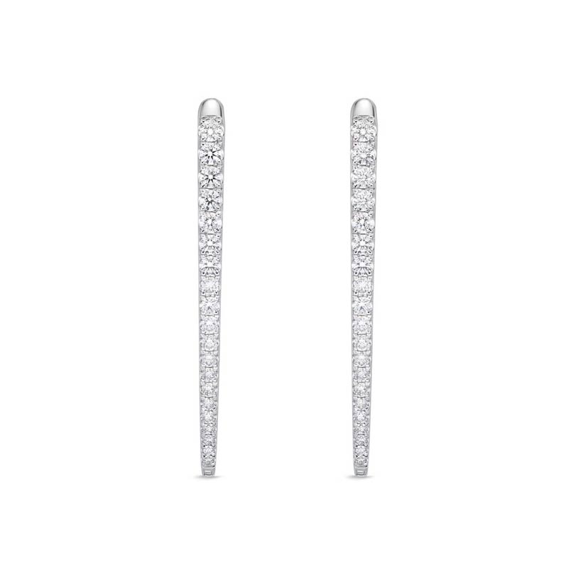 Imperial Diamond Hoops