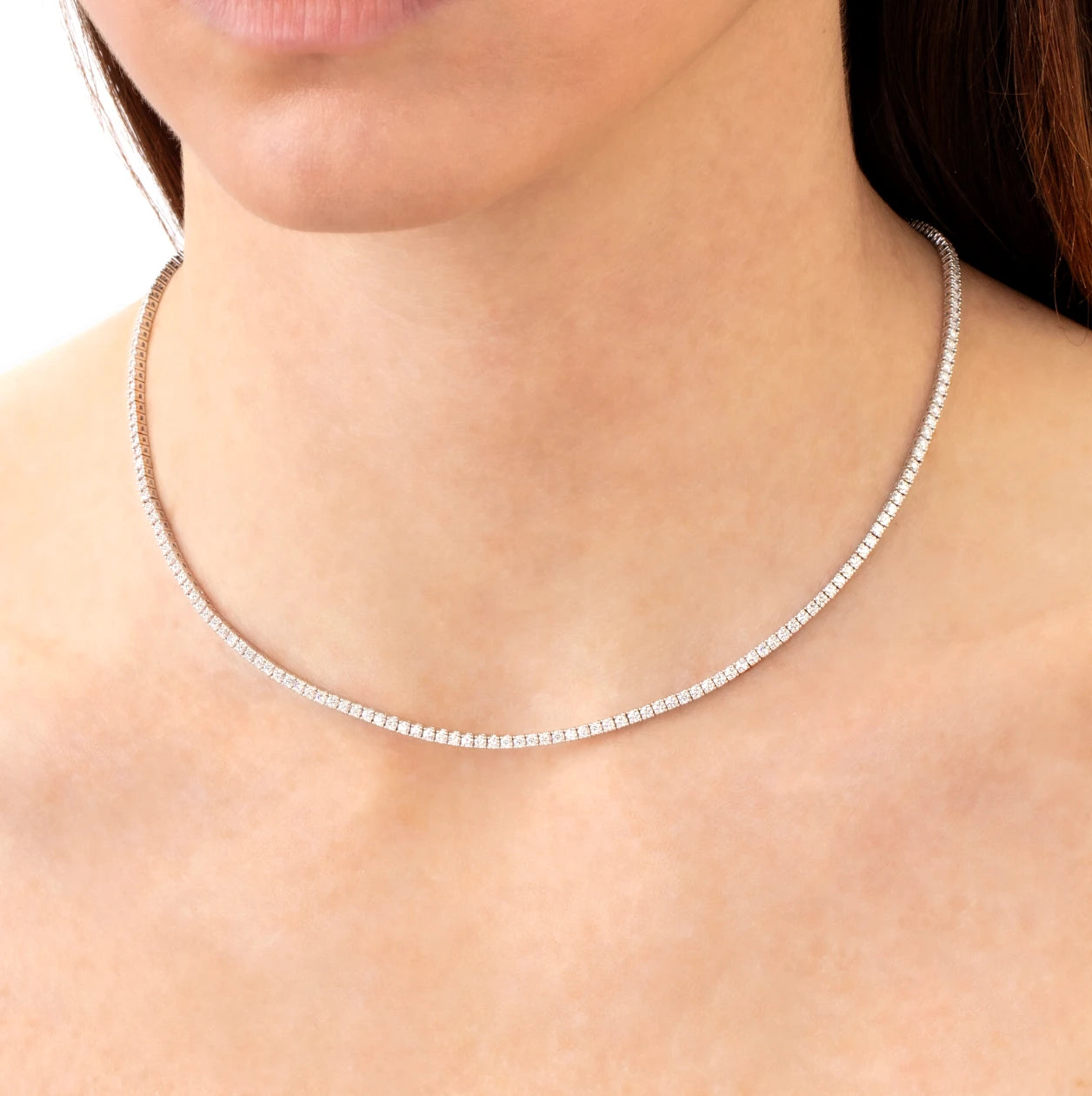 4-Prong Line Necklace