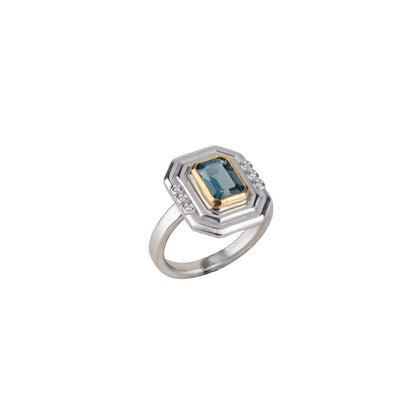 London Blue Topaz Ring