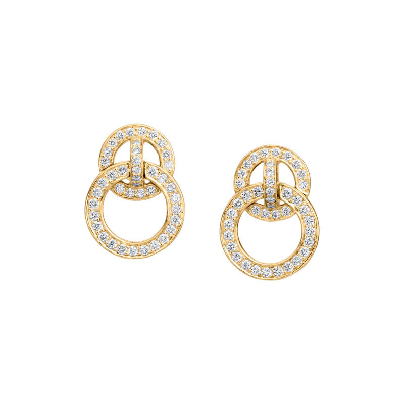 Gumuchian 18k Gold Mini Doorknocker Earrings