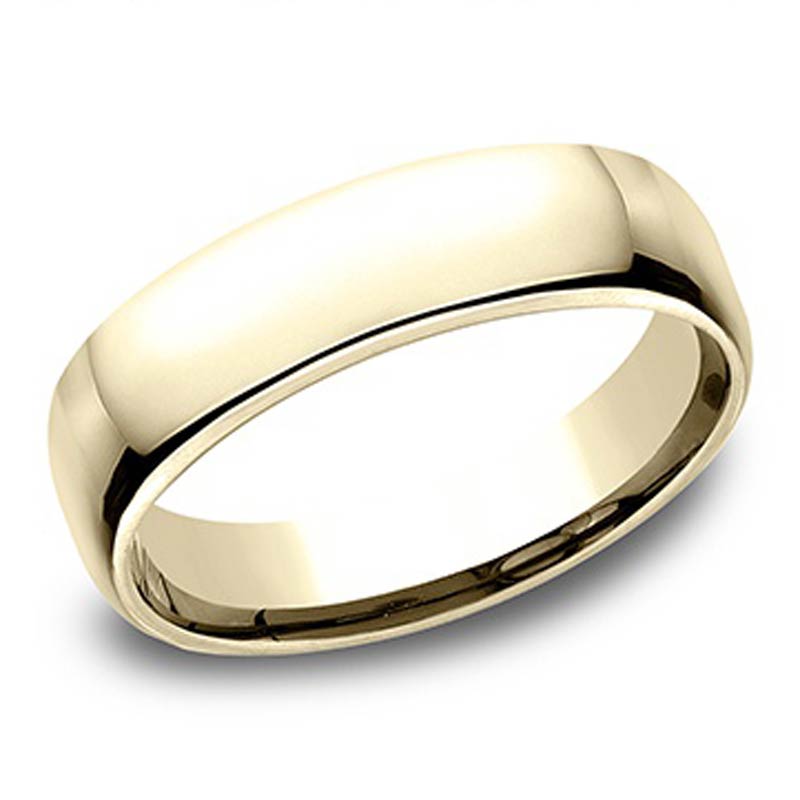 Benchmark 6.5mm Yellow Gold Band
