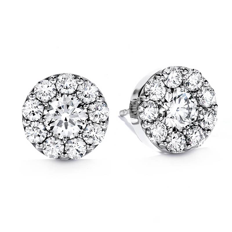 White Gold Diamond Fulfillment Stud Earrings