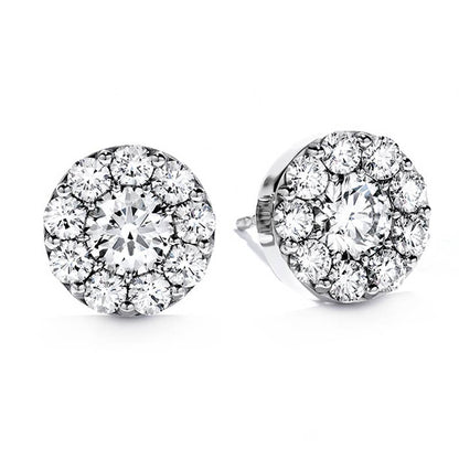 White Gold Diamond Fulfillment Stud Earrings