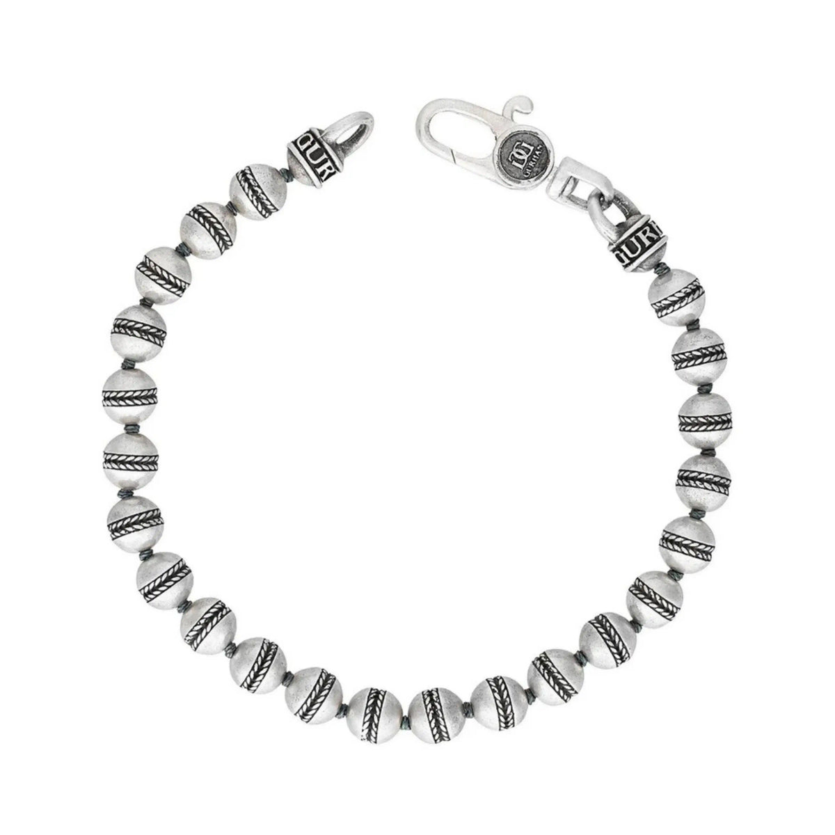 Sterling Silver Beaded Bracelet