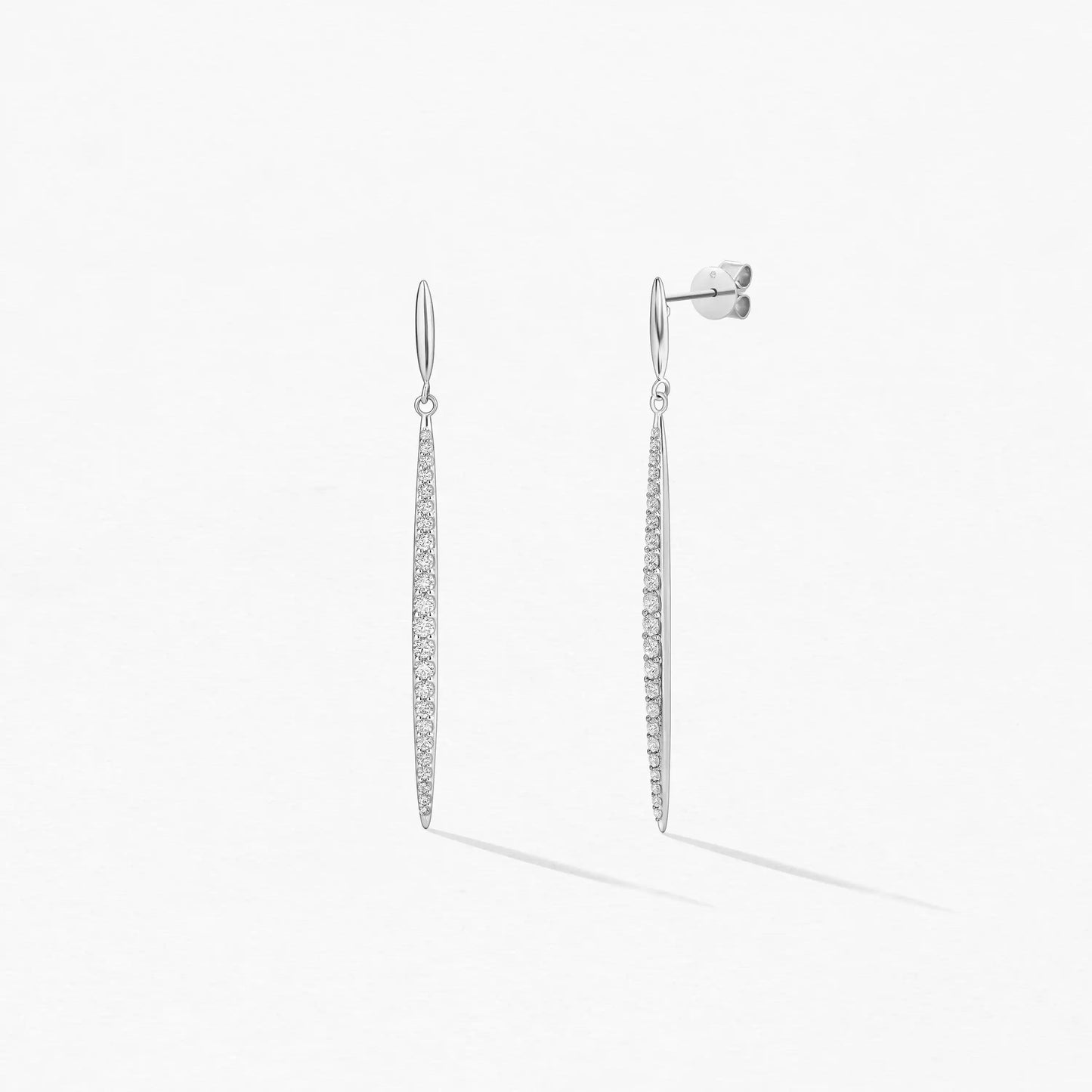 Classic Diamond Stiletto Earrings