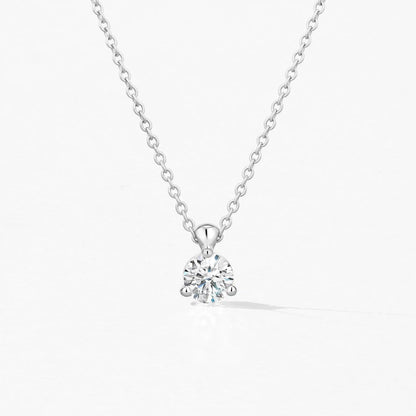  Classic 3 Prong Solitaire Pendant