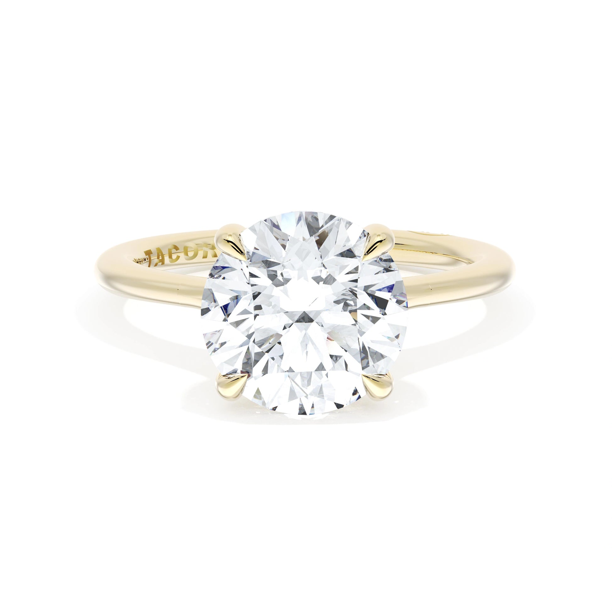 Round Solitaire Engagement Ring