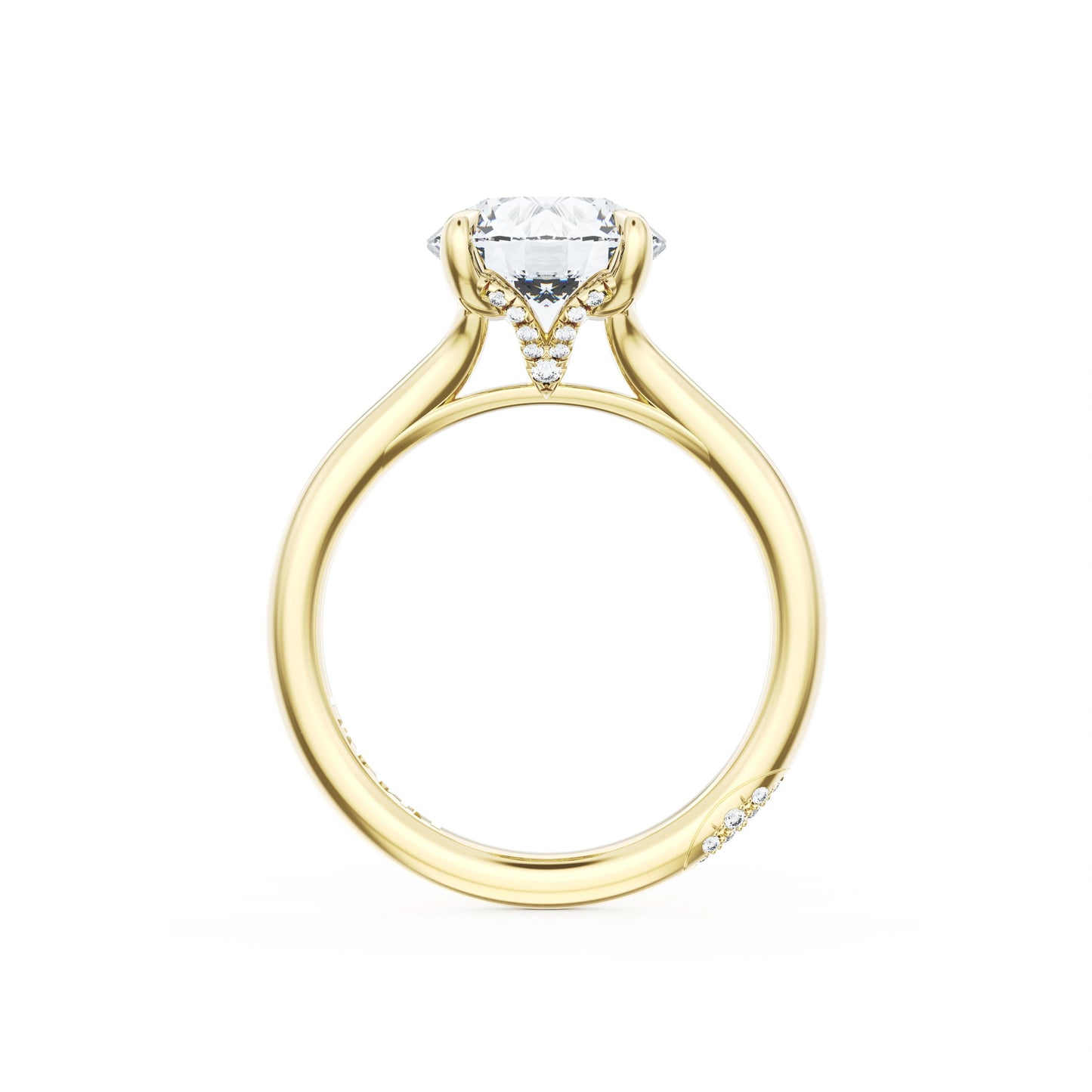 Round Solitaire Engagement Ring
