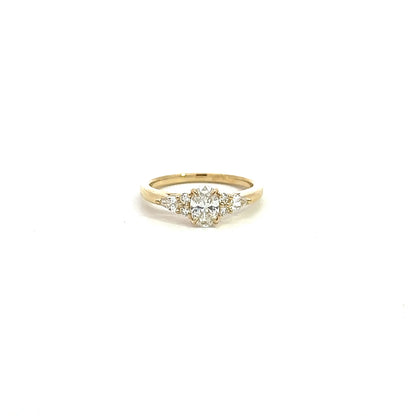 Oval Diamond Engagement Ring