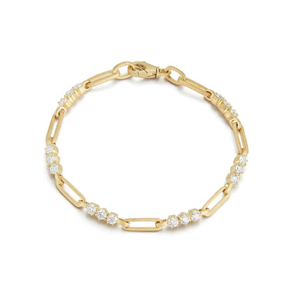 Yellow Gold Chain Bracelet
