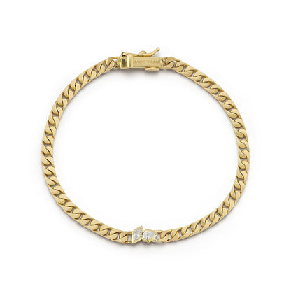Jade Trau Posey Curb Chain Bracelet