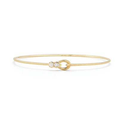 Jade Trau Posey Two Stone Bangle