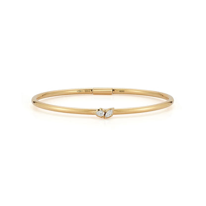 Two Stone Plié Bangle