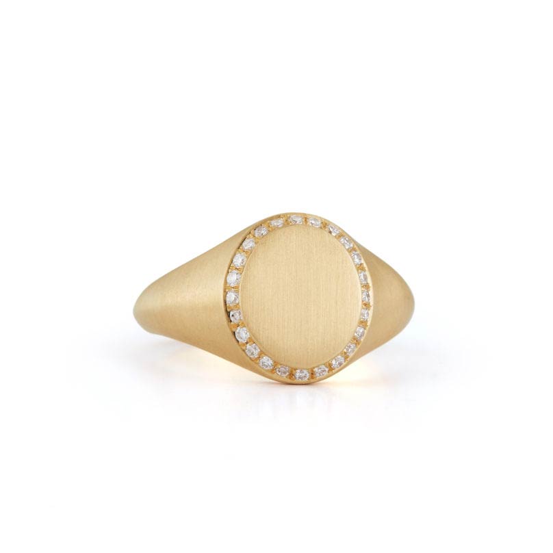 Jade Trau Tatum Signet Ring