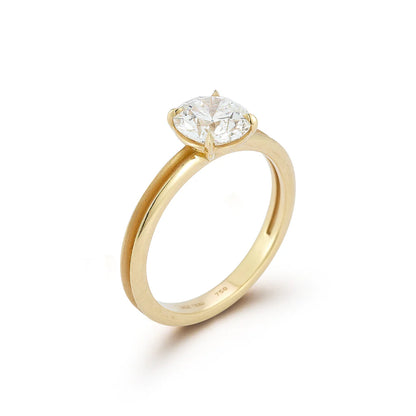 Jade Trau Jane Ring, Round Center