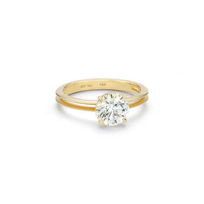 Jade Trau Jane Ring, Round Center