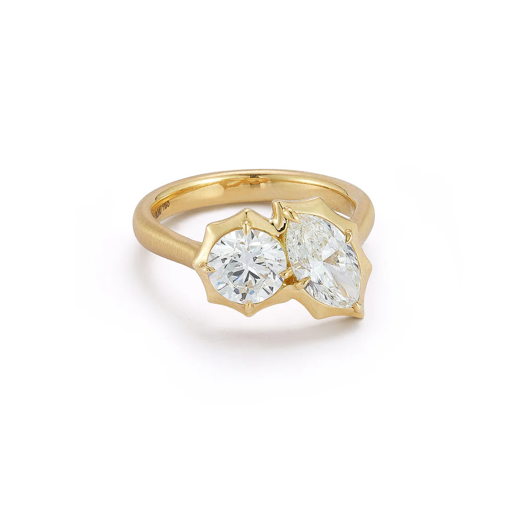 Jade Trau Alchemy Two Stone Ring