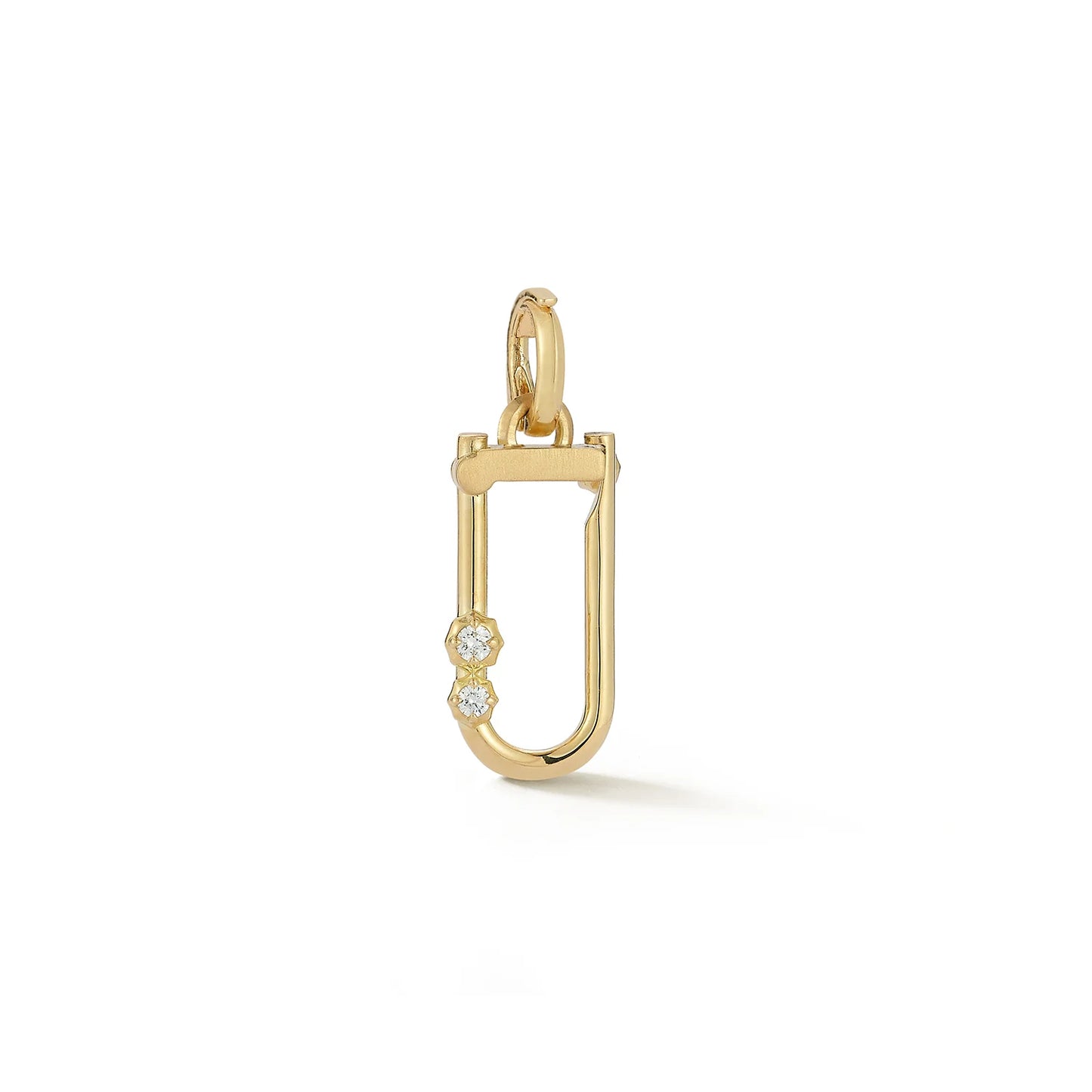 Petite Gold Charm Holder