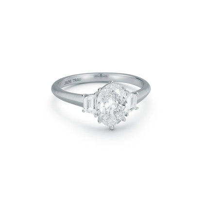 Jade Trau Jenny Three Stone Ring - Semi Mount