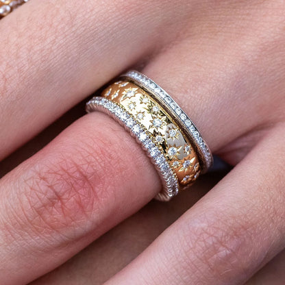 Celeste White Diamond Band