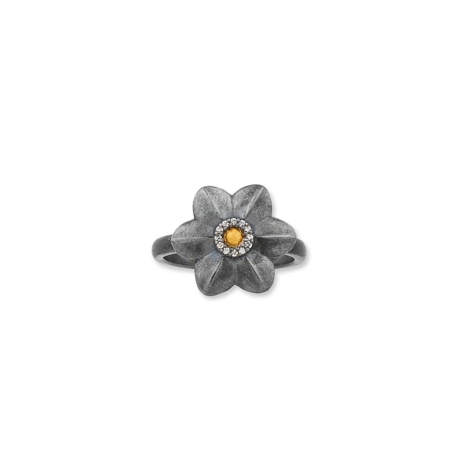 Silver Lotus Ring