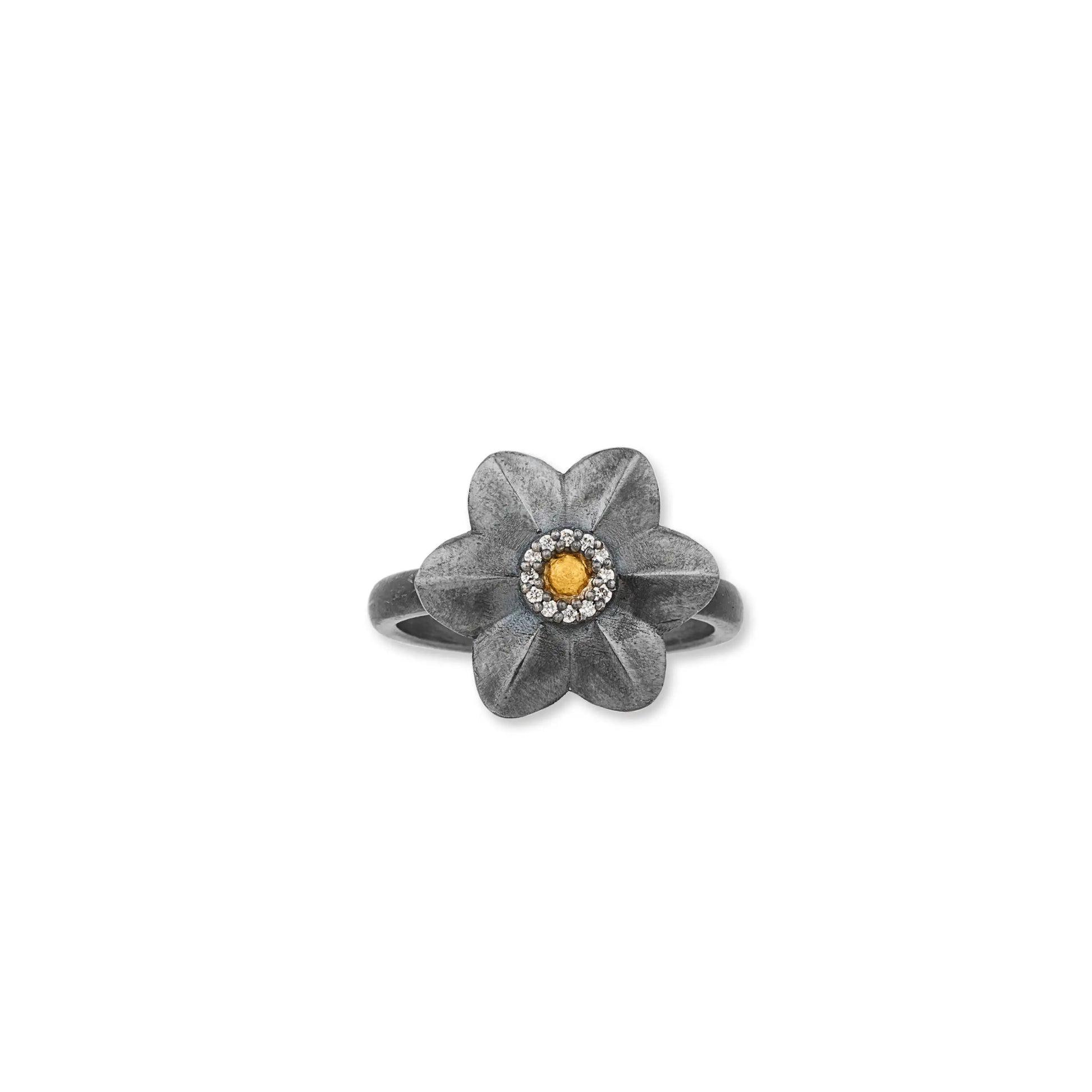 Silver Lotus Ring
