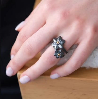 Silver Lotus Ring