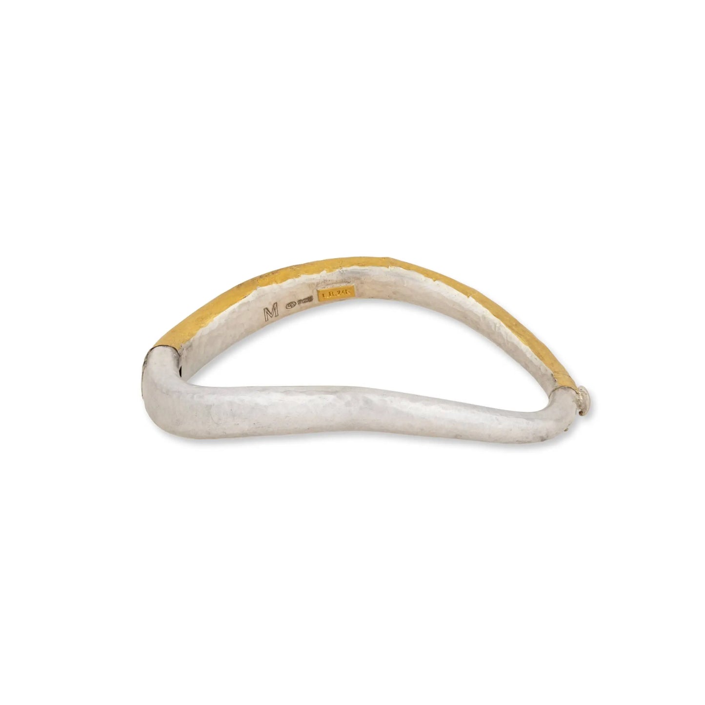Lyric Gold Fused Silver Bracelet