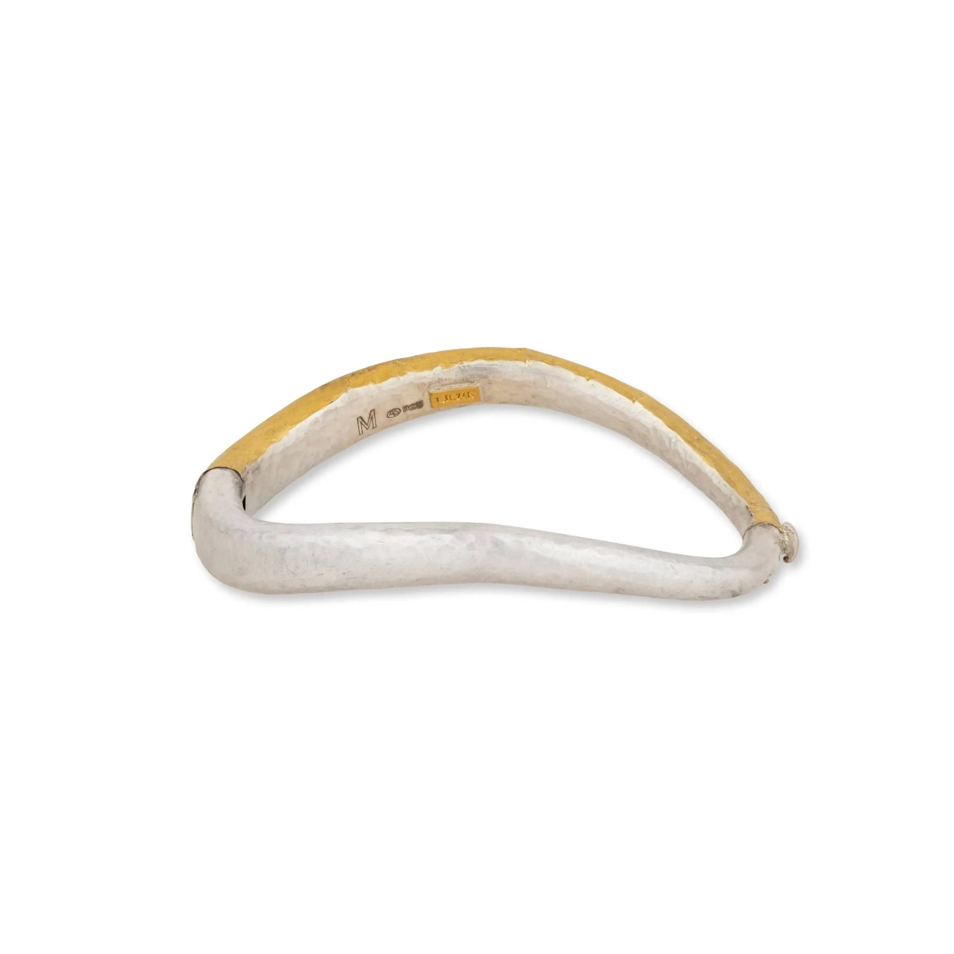 Lyric Gold Fused Silver Bracelet