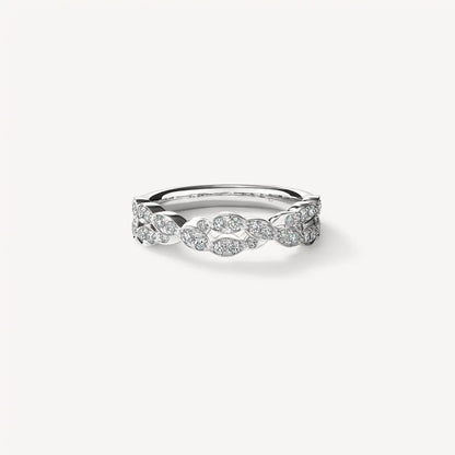 Hearts On Fire Lorelei Floral Diamond Double Twist Band