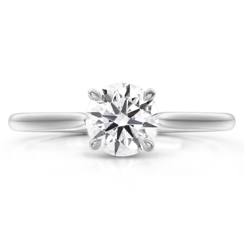 platinum diamond Vela engagement ring 