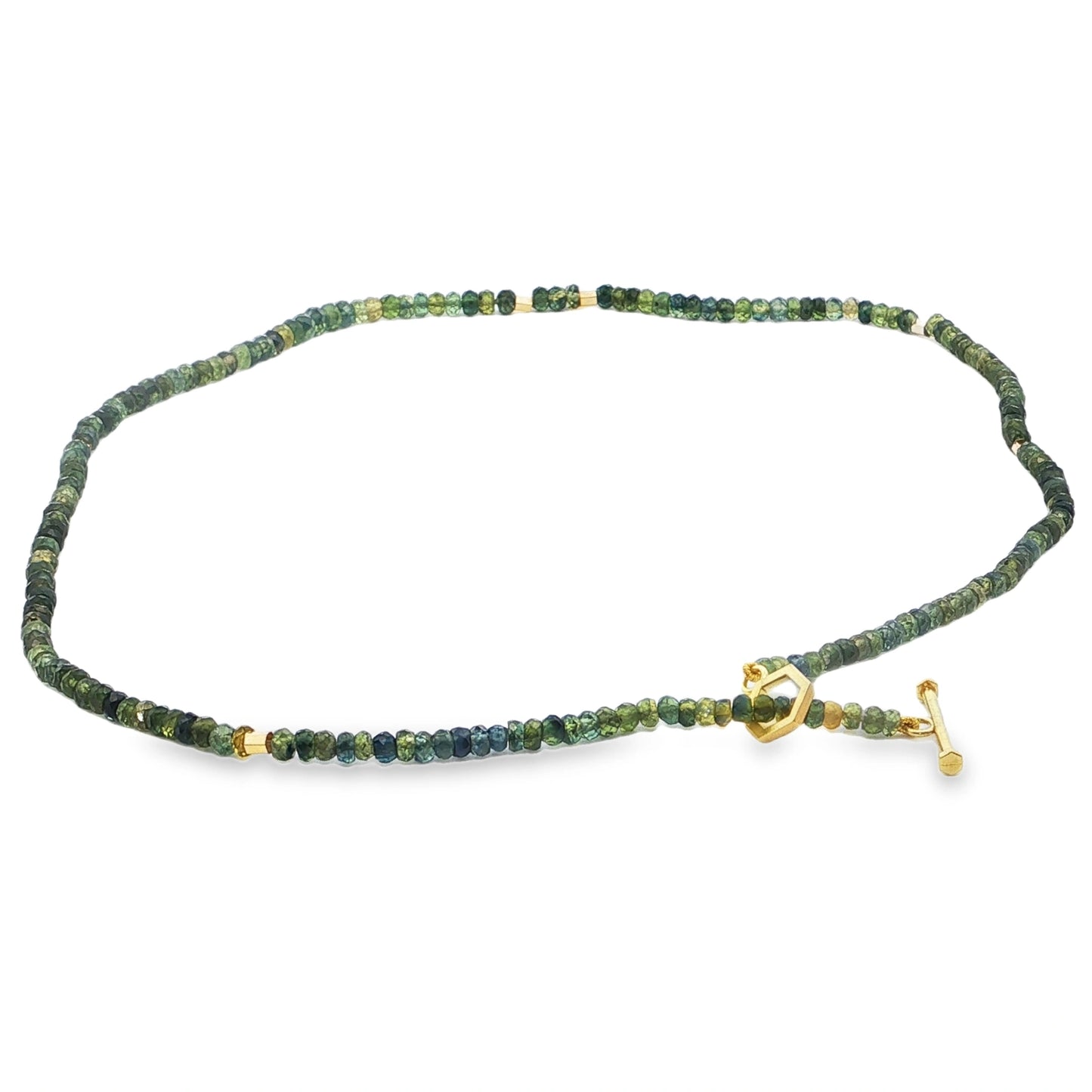 Tsavorite Beaded Necklace