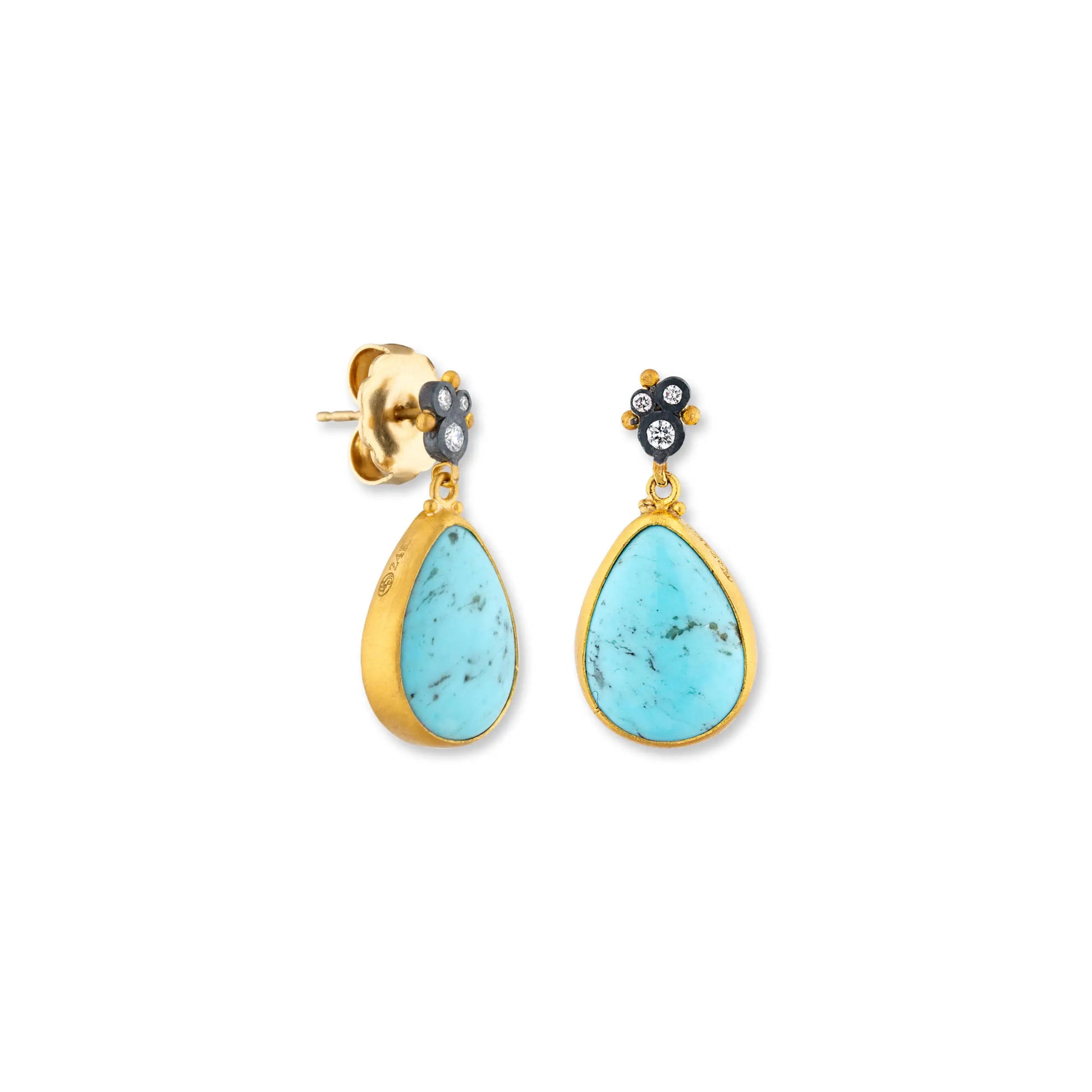 Kingman Turquoise Earrings